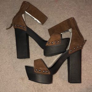 BEBE Platform Heels